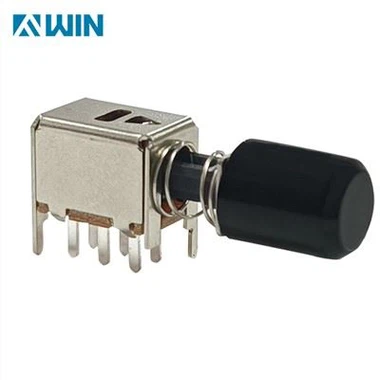 Διακόπτης ώθησης αυτοκλειδώματος δεξιάς γωνίας με καπάκι